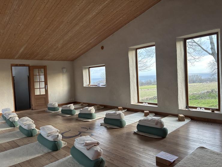 Relaxing yoga at Mudita, Österlen